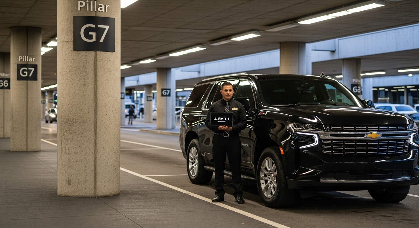 Professional LevelOne chauffeur providing guaranteed punctual BNA airport car service in Nashville, ensuring a stress-free transfer.