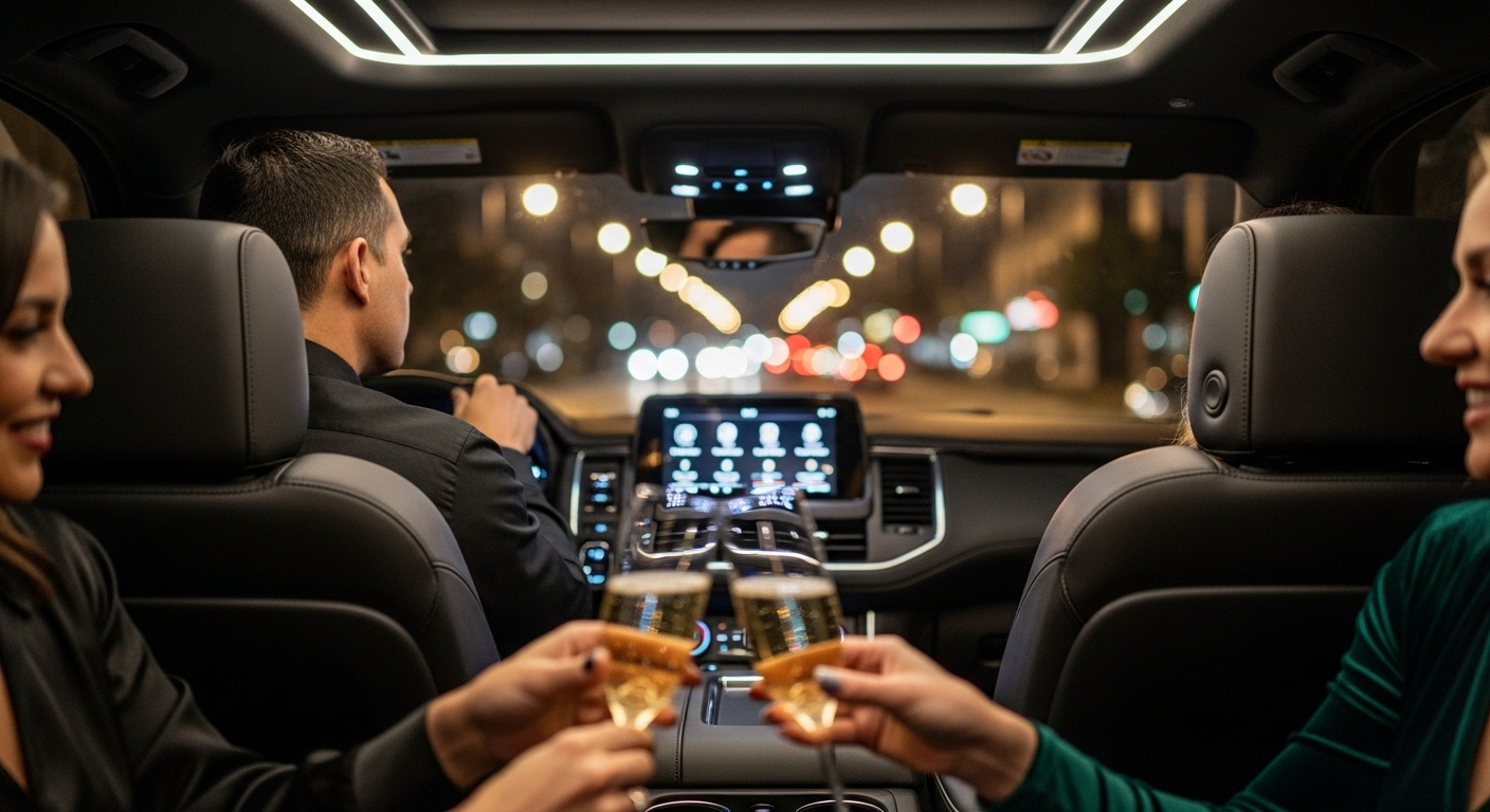 Professional LevelOne chauffeur providing perfectly coordinated service for a luxury wedding transportation experience in Nashville.